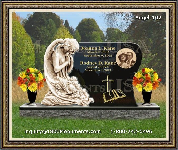Angel Headstone 102