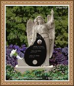 Angel Headstone 003