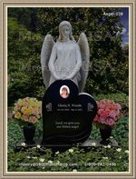Angel Headstone 028