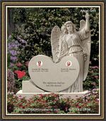 Angel Headstone 044