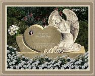 Angel Headstone 051