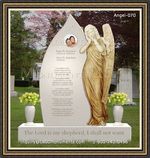 Angel Headstone 070