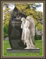 Angel Headstone 074