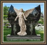 Angel Headstone 090