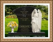 Angel Headstone 154