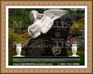 Angel Headstone 158