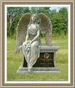 Angel Headstone 242