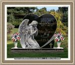 Heart Gravestone 120