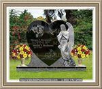 Heart Gravestone 140